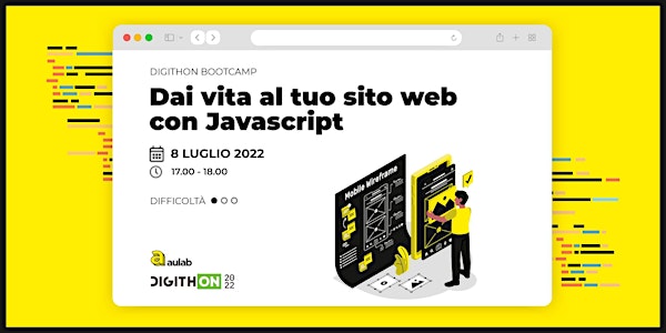 DigithON Bootcamp - Dai vita al tuo sito web con Javascript