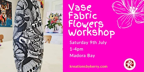 Vase Fabric Flowers Craft Workshop tickets