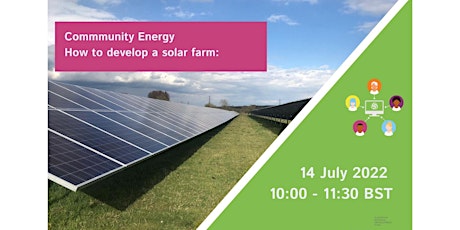 Community Energy Groups: How to develop a solar farm: tickets