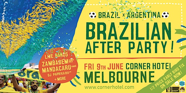 'Brazilian After Party' ft ZAMBABEM, MANDACARU + DJ PAPRIKA