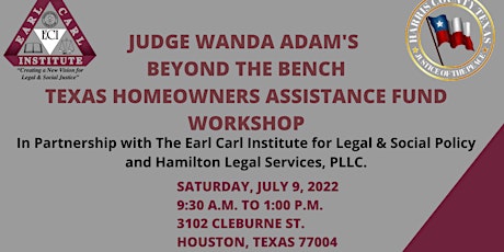 Beyond The Bench, Texas Homeowner Assistance Fund Workshop primary image
