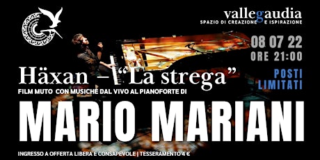 Häxan | Film muto con musiche dal vivo al pianoforte di Mario Mariani biglietti