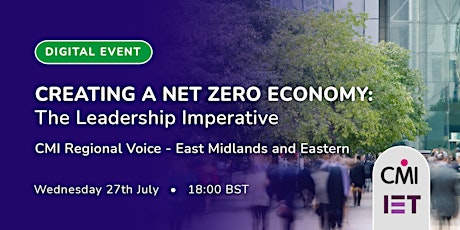 Creating a Net Zero Economy: The Leadership Imperative tickets