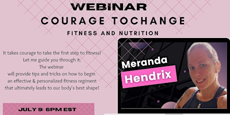 Courage to Change Fitness and Nutrition Webinar tickets