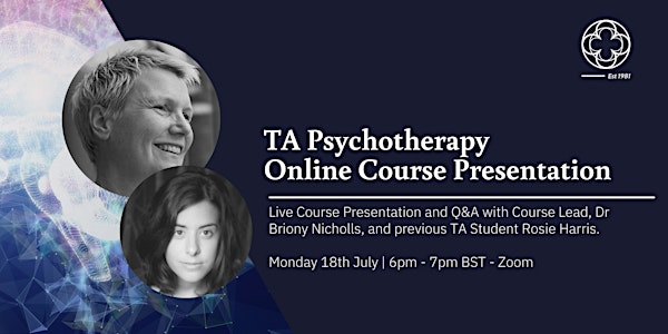TA Psychotherapy Live Course Presentation and Q&A