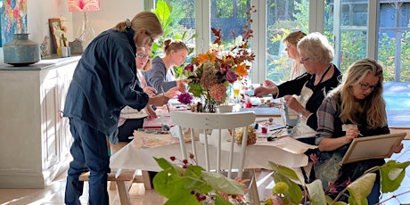 Abstract Floral Painting Workshop with Roz Berkeley-Hill