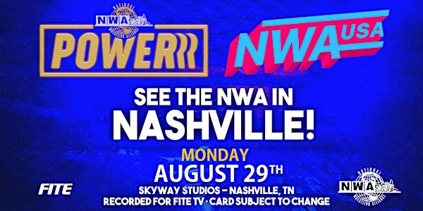 NWA Powerrr/NWA USA Tapings Night 1 - Monday, August 29th, 2022