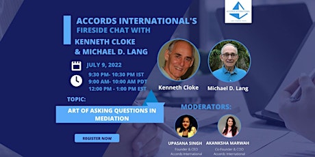 Fireside Chat with AcIn on Art of Asking Questions in Mediation tickets