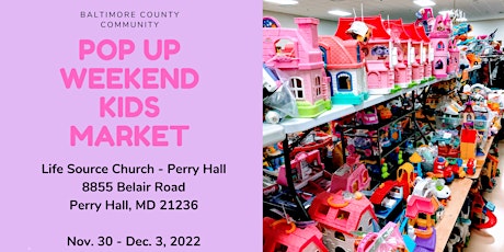 Pop-Up Kids Consignment Sale - Winter 2022 Perry Hall