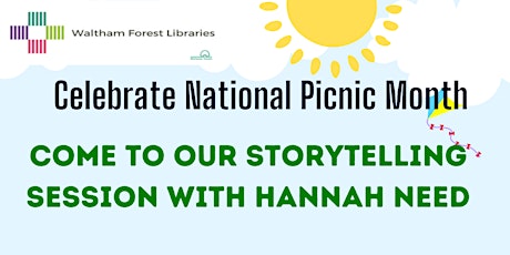 Picnic month storytelling session with Hannah Need @Lea Bridge Library tickets