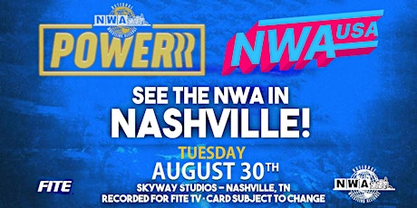 NWA Powerrr/NWA USA Tapings Night 2 - Tuesday, August 30th, 2022