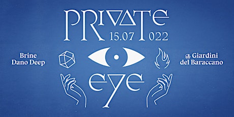 PRIVATE EYE - In Music We Trust #04 biglietti