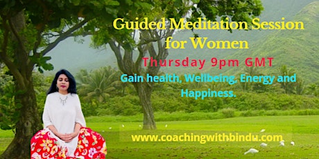 Free Guided  Music Meditation  for Women.  Learn the  Science of Meditation