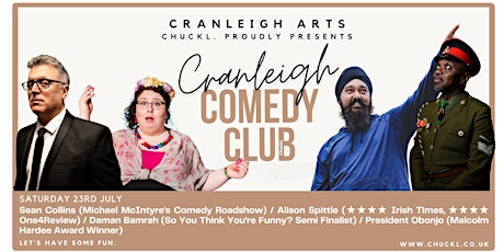 Cranleigh Comedy Club with headliner Sean Collins tickets
