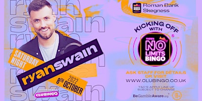Skegness – Ryan Swain’s No Limits Bingo & DJ Set