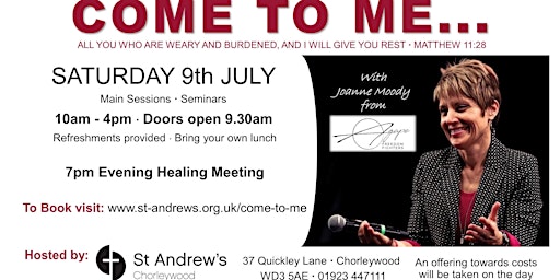 'Come To Me' with Joanne Moody Agape Freedom Fighter