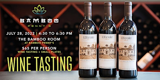 LECOLE WINE TASTING AT BAMBOO PENNY'S