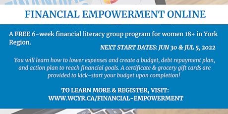 Financial Empowerment - A Free Financial Literacy Program for Women tickets