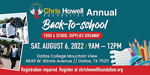 Chris Howell Foundation: Dallas Back-to-School Giveaway