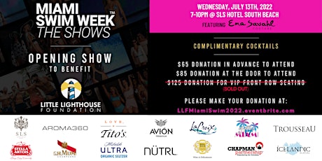 Miami Swim Week Shows Opening Show Benefitting Little Lighthouse Foundation tickets