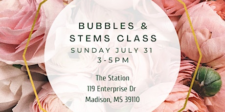 Bubbles & Stems Design Class tickets