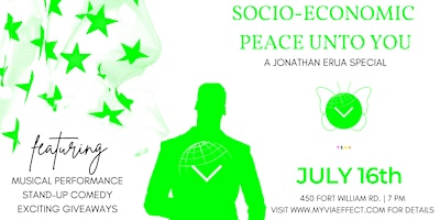 SOCIO-ECONOMIC PEACE UNTO YOU