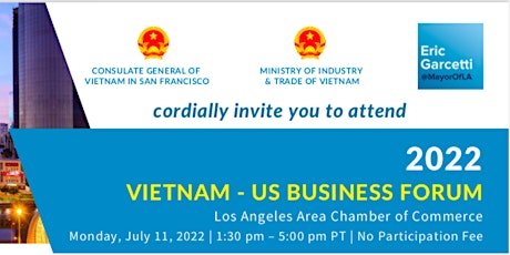 Vietnam - US Business Forum 2022 in Los Angeles tickets
