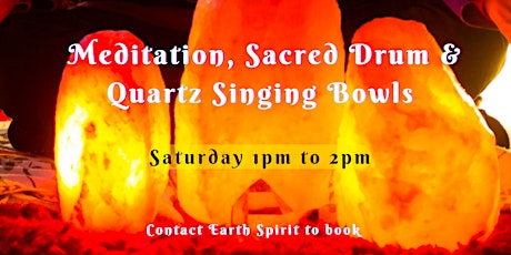 Meditation, Sacred Drumming & Crystal Singing Bowls 432hz (Sound Bath) primary image
