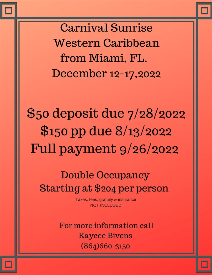 5 Day Western Caribbean Cruise image