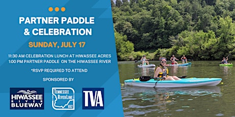 Hiwassee Blueway & Tennessee Riverline Partner Paddle + Celebration tickets