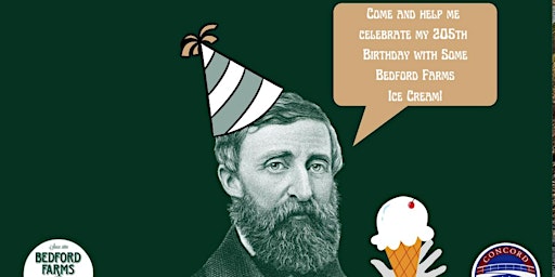 Ice Cream with the Chamber for Thoreau's 205th Birthday!