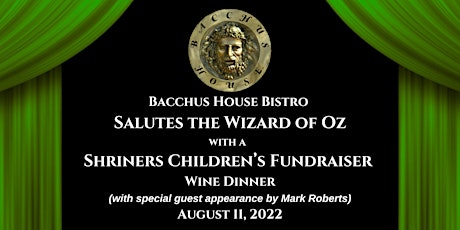 August Wine Dinner - Benefiting Shriners Children's Northern California