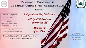 Triangle Muslims - Celebrate July 4th