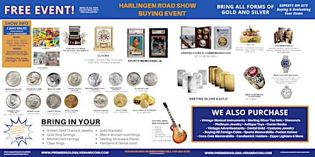 HARLINGEN | BUYING EVENT | ROADSHOW- WE ARE BUYING!! tickets