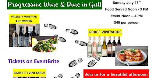 Progressive Wine & Dine in Galt