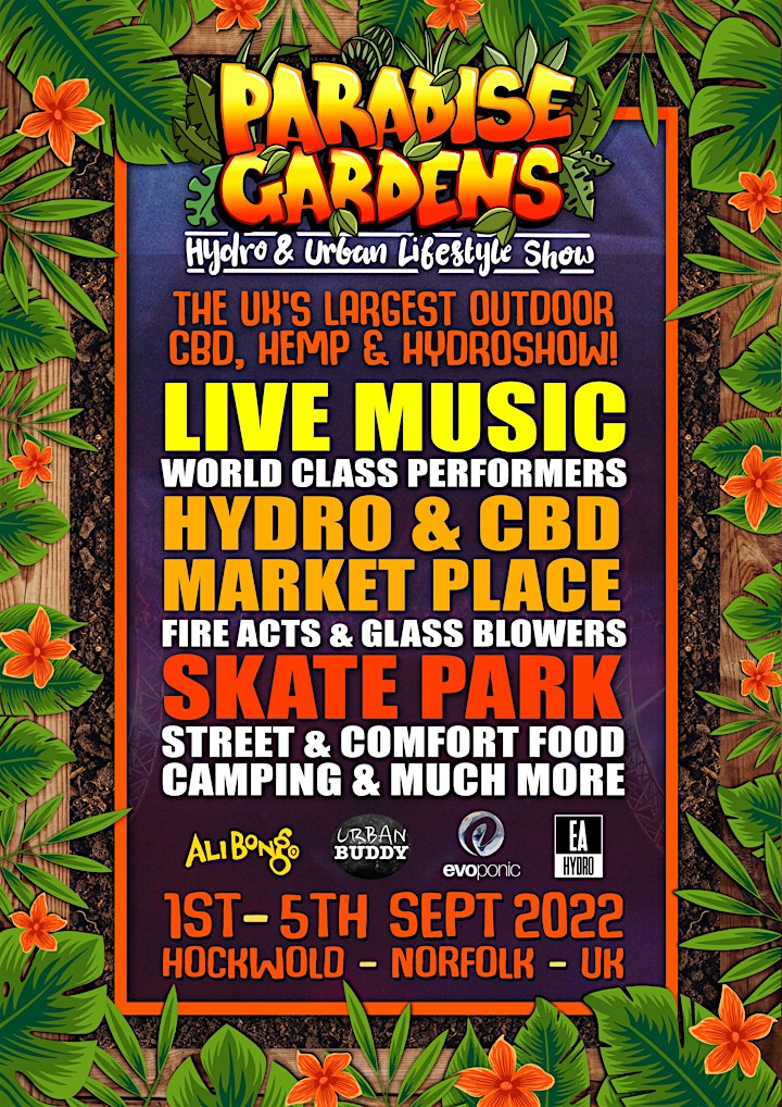 Paradise Gardens - CBD, Hydroponics & Urban Lifestyle Festival image