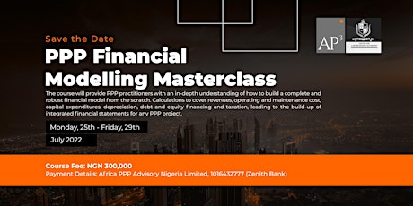 PPP Financial Modelling Masterclass tickets