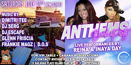 Anthems Beach Party at Pops tickets