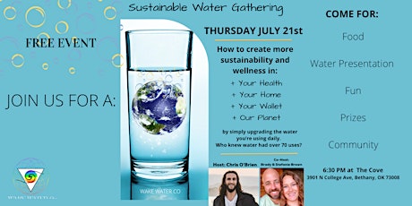 Sustainable Water Gathering! Free community event to learn about water! tickets