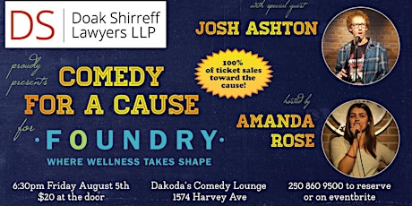Doak Shirreff Lawyers presents Comedy for a Cause for Foundry tickets