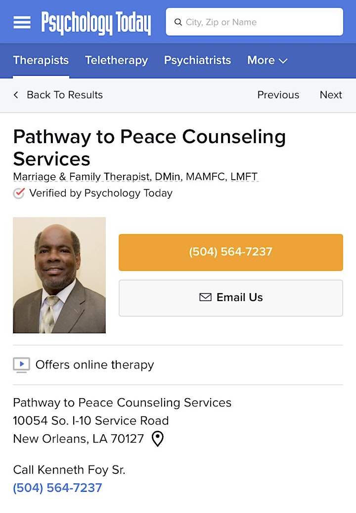 Pathway To Peace Counseling & We Fit Training Services image