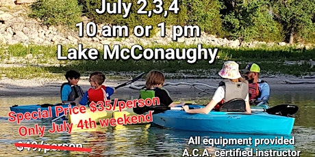Essentials of Kayaking Lake McConaughy 7/2 - 10am tickets