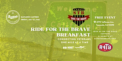 Ride for the Brave Breakfast - Temecula, CA