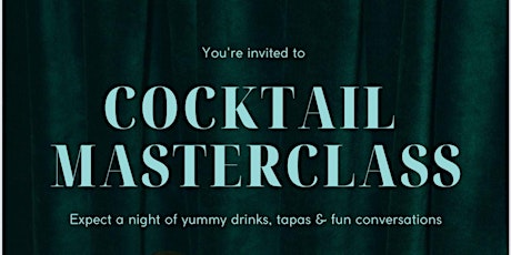 Cocktail Masterclass tickets