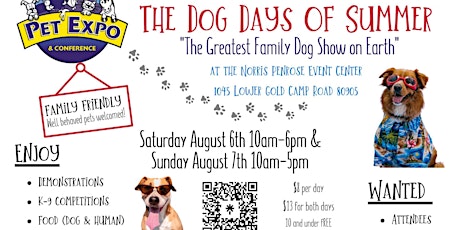 The Dog Days of Summer - 2 Day Event tickets