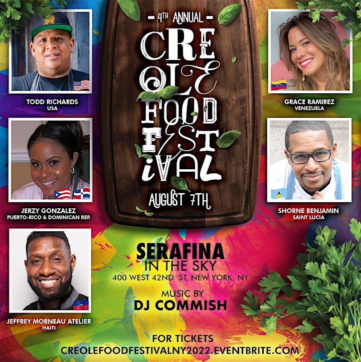 4TH ANNUAL (CREOLE/KREYOL/KRIOL/CRIOLO/CRIOULO) FOOD FESTIVAL AUGUST 6-7 image