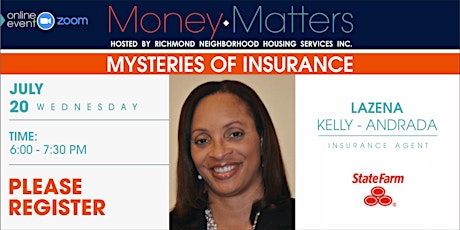 Money Matters Series- Mysteries of Insurance! tickets