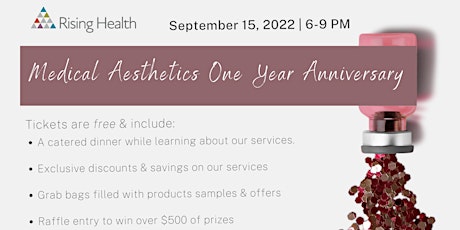 Rising Health's Aesthetics Anniversary