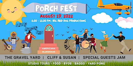 PorchFest w/ The Gravel Yard, Cliff & Susan, Special Guests tickets