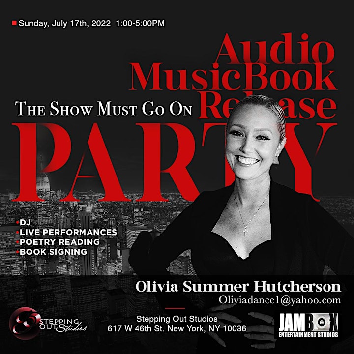 The Show Must Go On Audio Music Book Release Party image